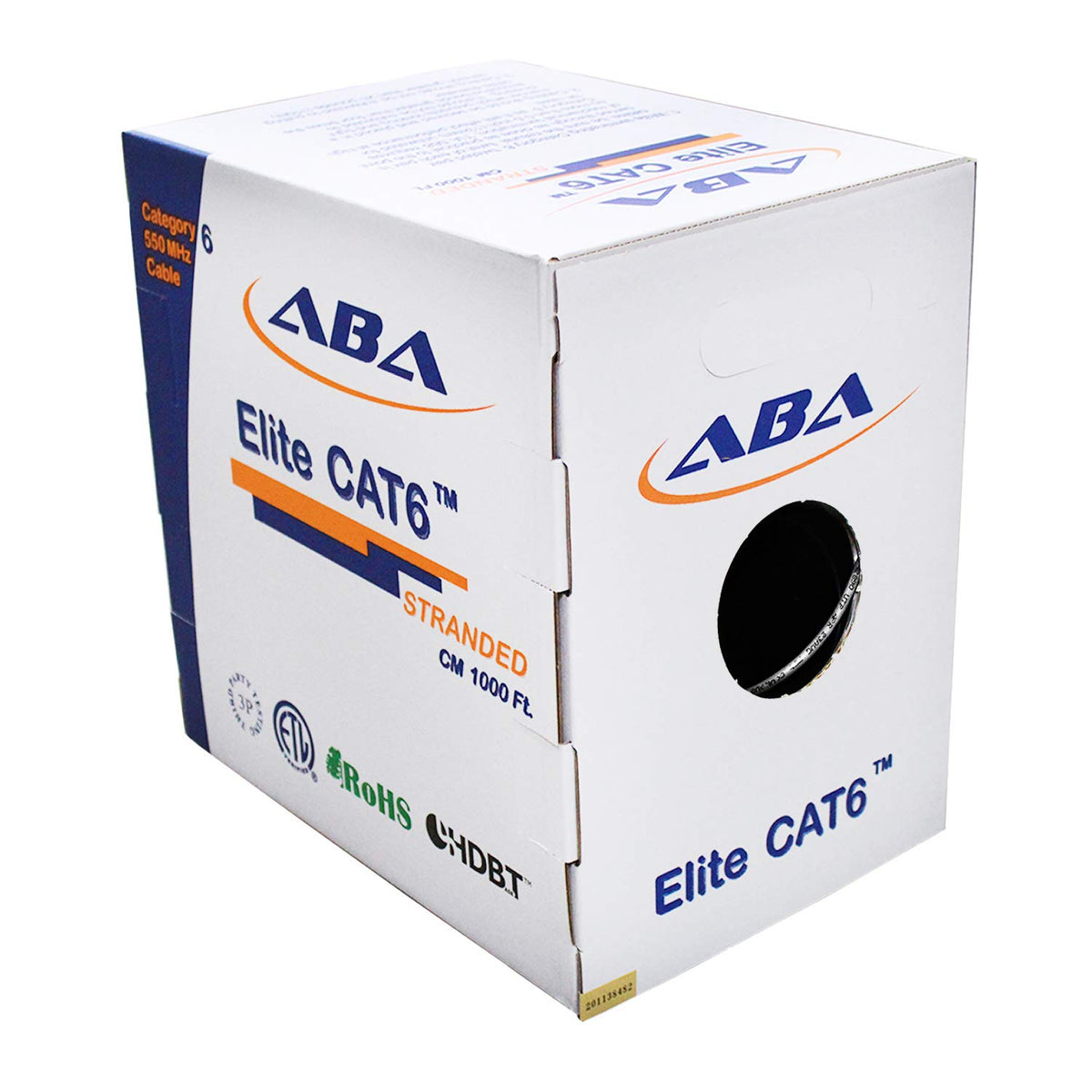 24AWG Stranded Bare Copper Bulk Ethernet Cable, 1000ft, Green G605
