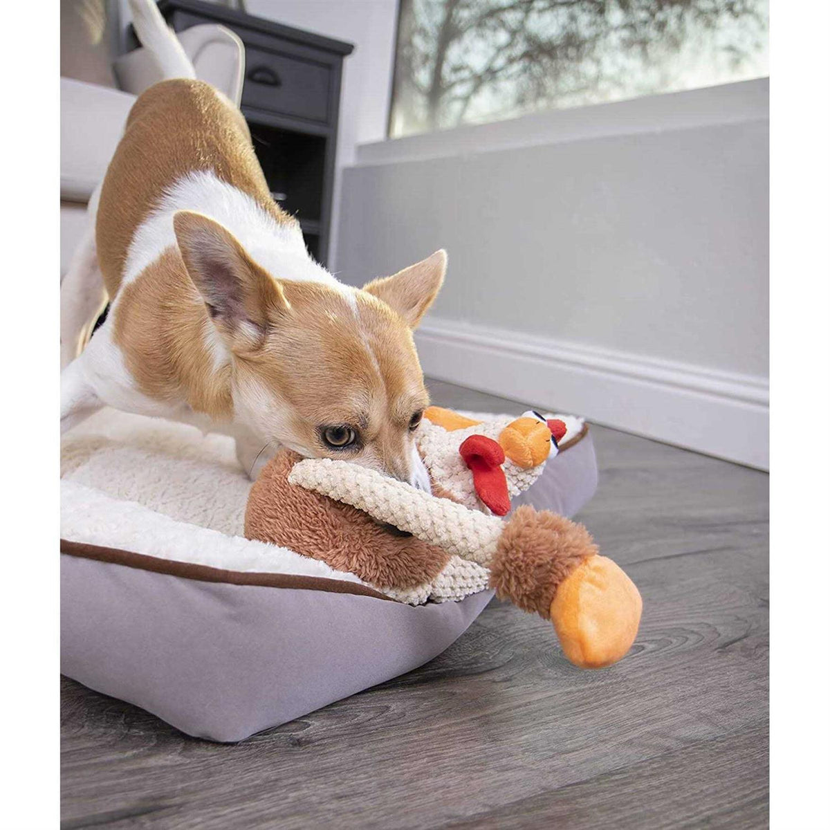 Skinny Rooster Dog Toy V2039