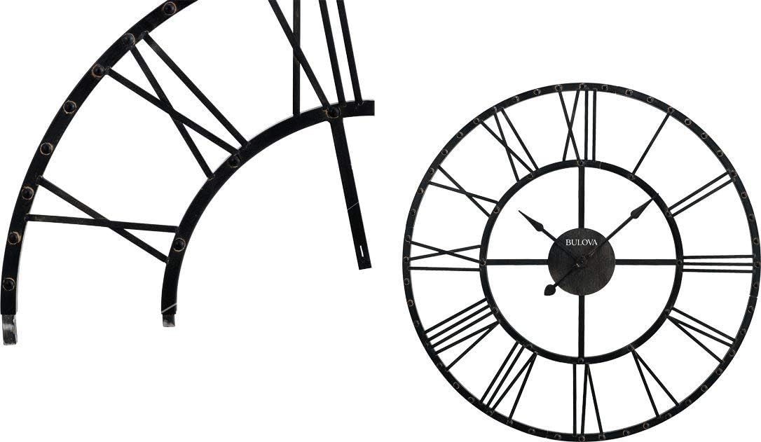 Black Wall Clock K394