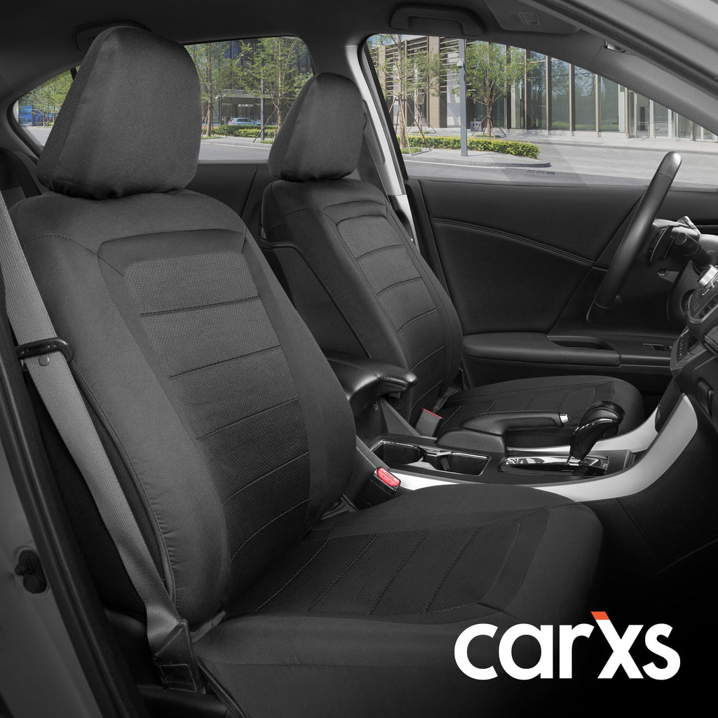 Black Sideless Front Seat Protector Pair S476