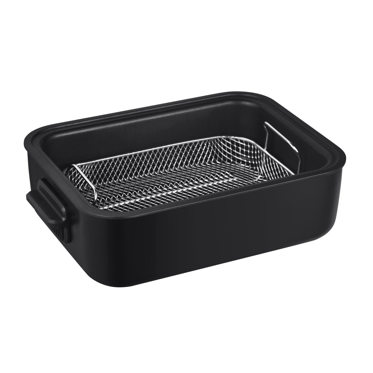 6Qt 7 In 1 Black Air Fryer Indoor Grill Combo I652