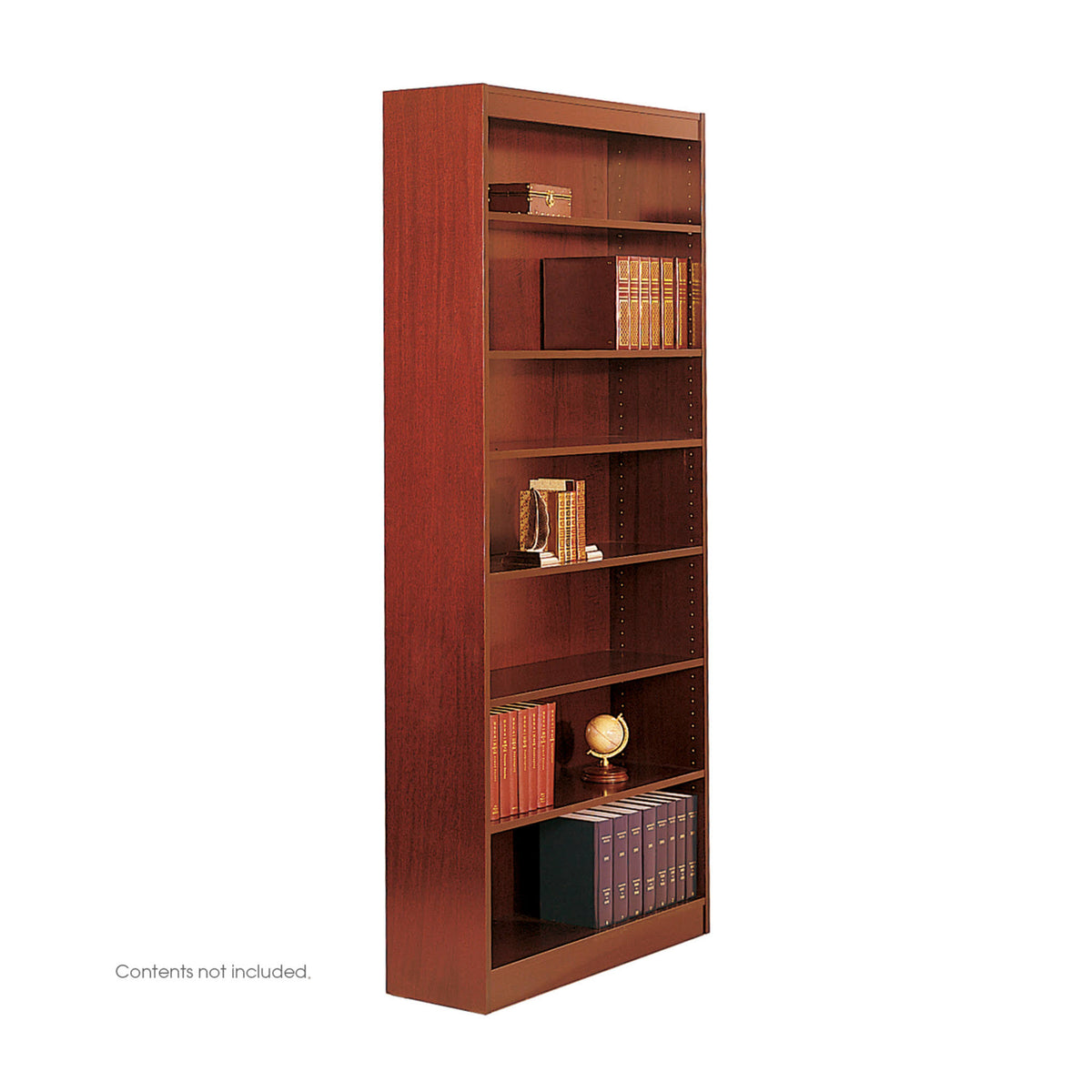 Medium Oak 7-Shelf Bookcase M24346