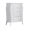 4-drawer Chest Cream White D823