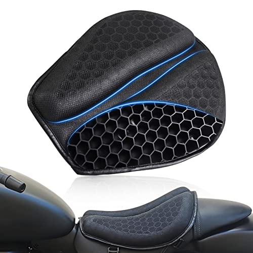 Foldable Large 3D-Honeycomb Breathable Motorcycle Gel Seat Cushion R50354