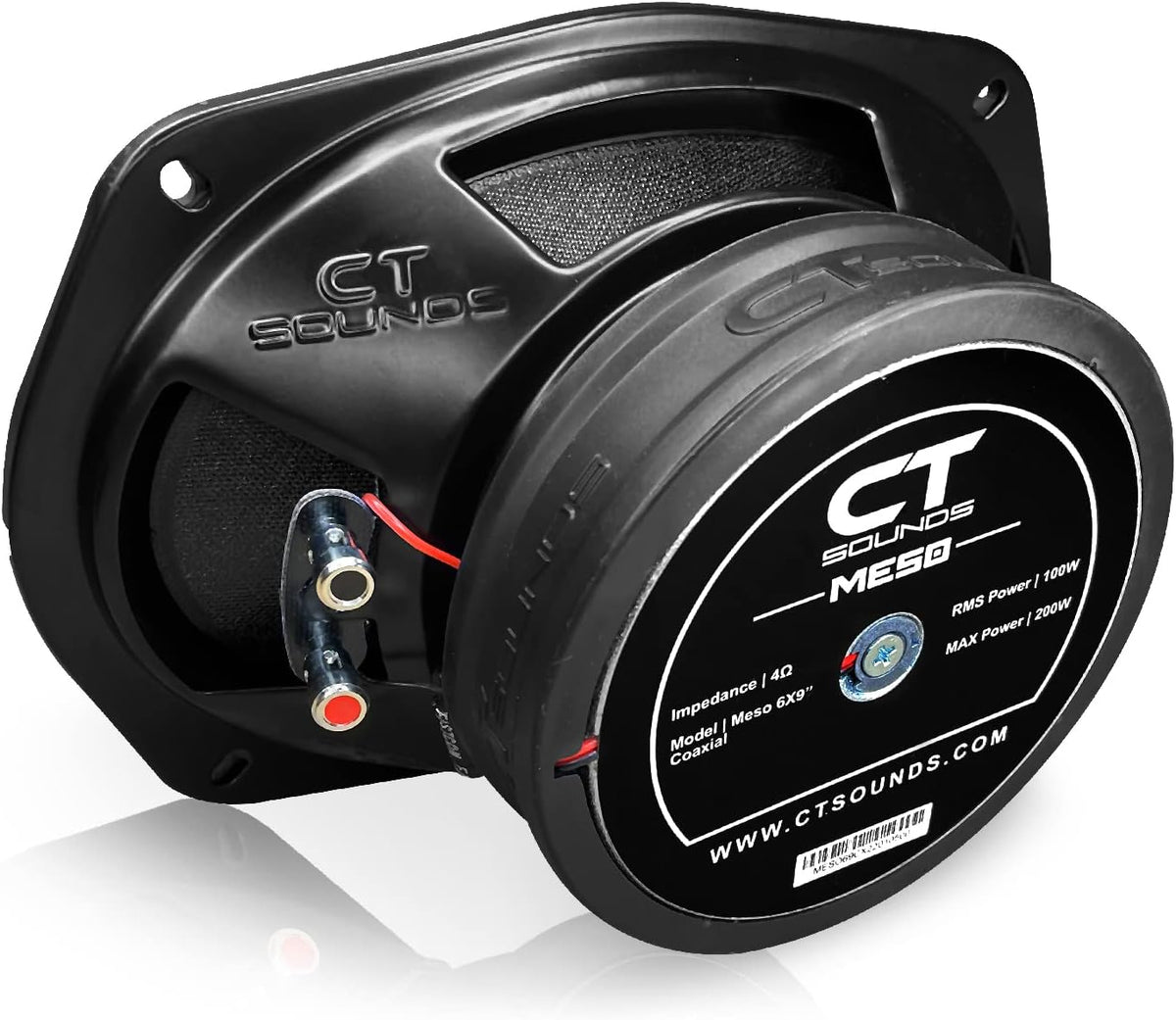 Meso 6x9” 400 Watt 2-Way Coaxial Car Speakers, Pair C7902