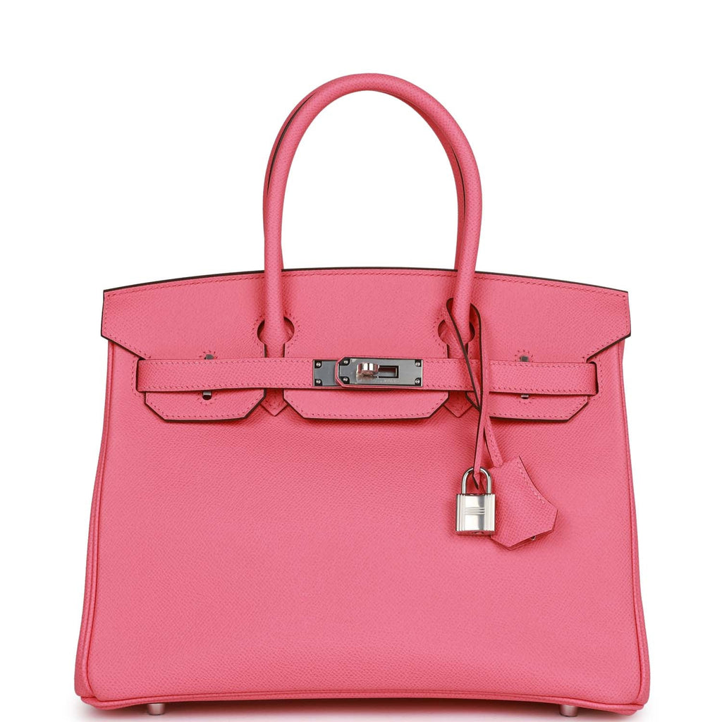 Pre-owned 30 Rose Confetti Epsom Handbag A887