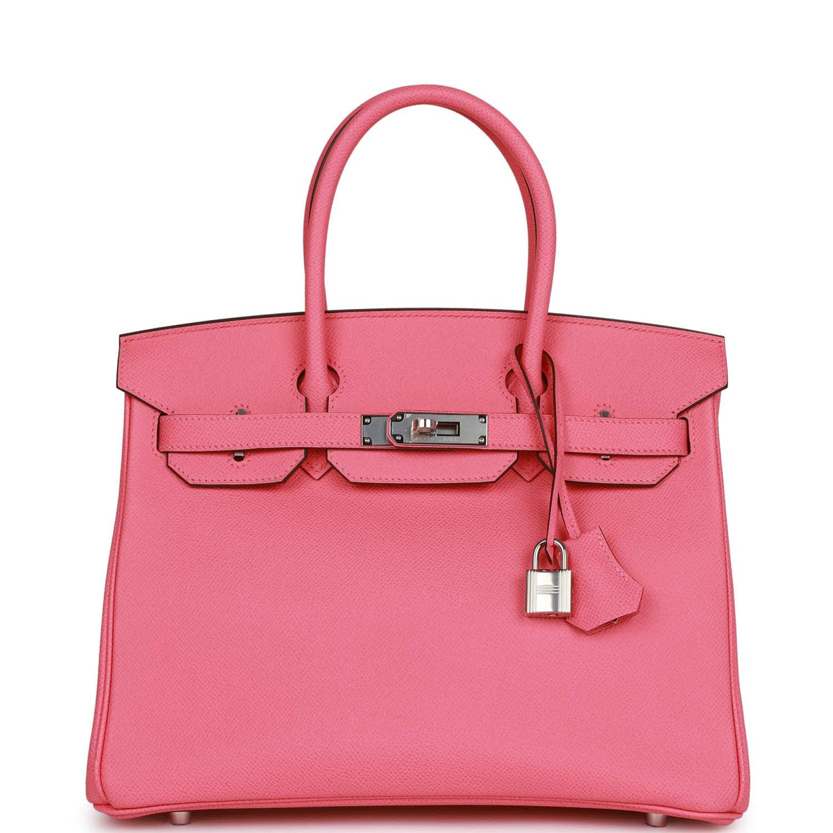 Pre-owned 30 Rose Confetti Epsom Handbag A887