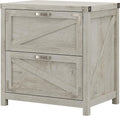 Cottage White 2 Drawer Lateral File Cabinet P256