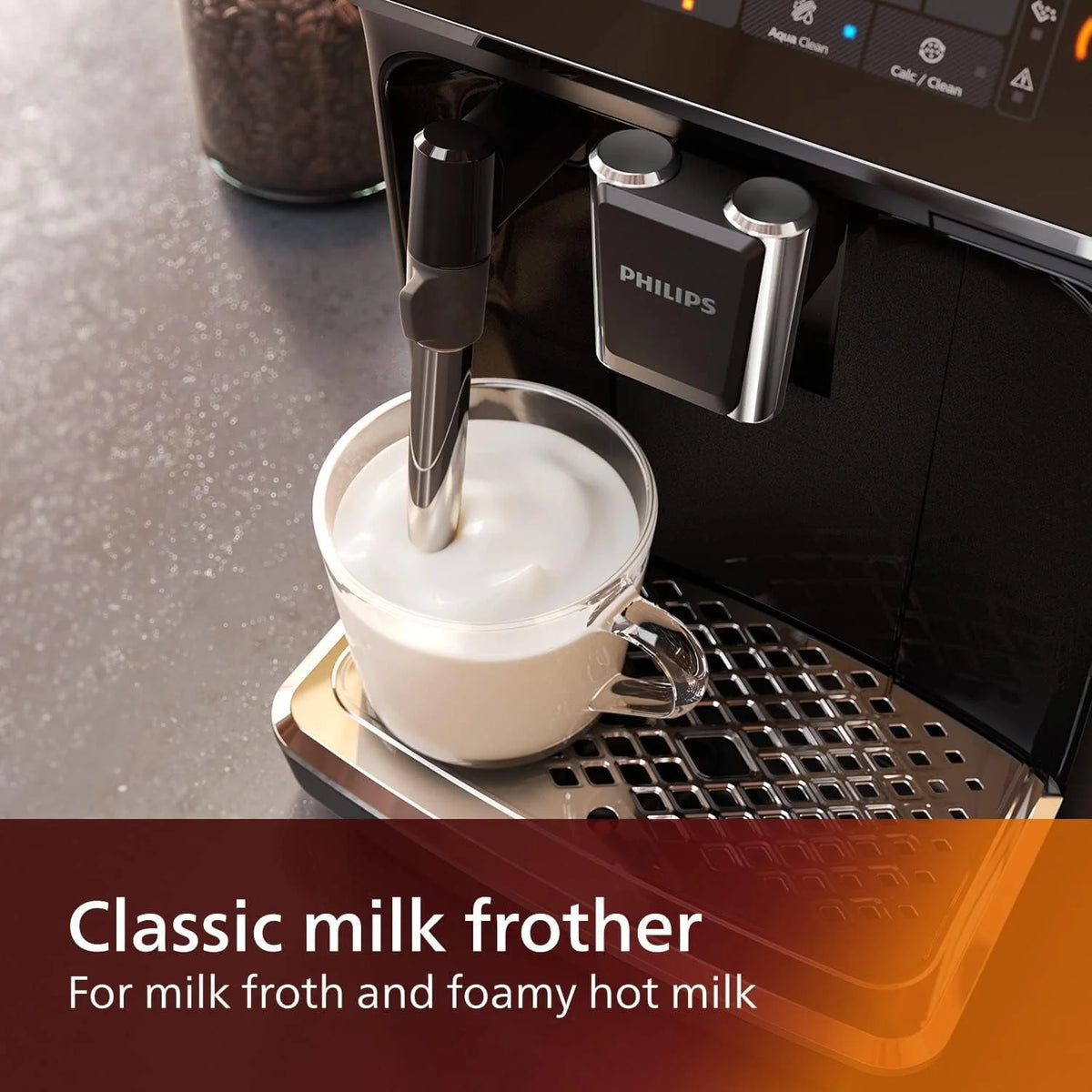 Fully Automatic Espresso Machine with Milk Frother W68677