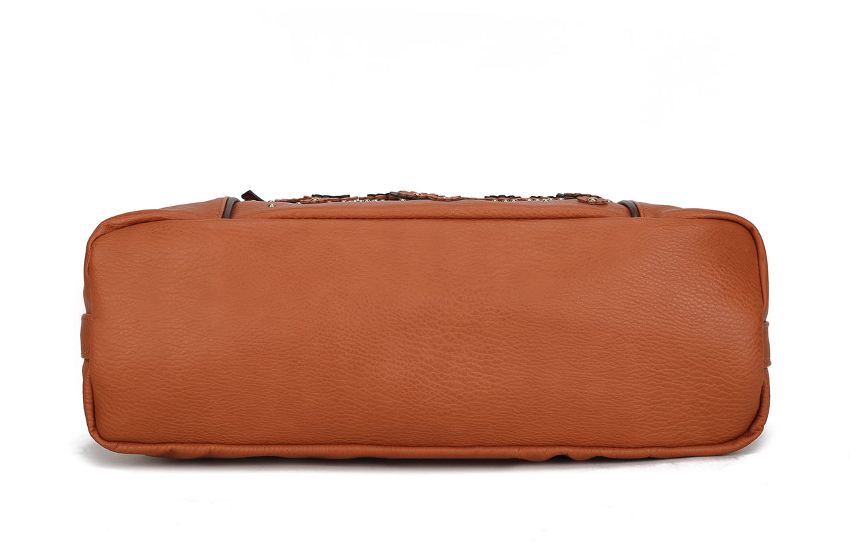 Vegan Leather Tote Handbag K4462