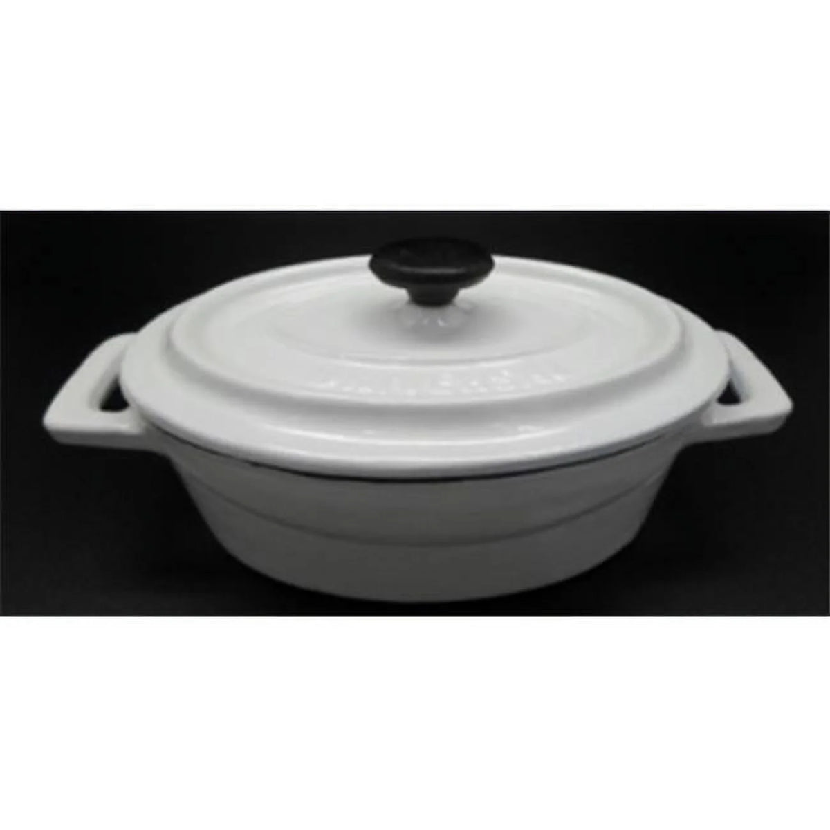 Cast Iron Dutch Oven White A47682