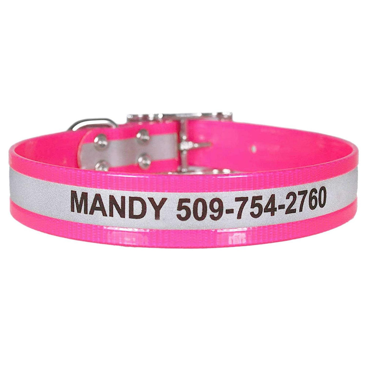 Adjustable Personalized Dog Collar U9298