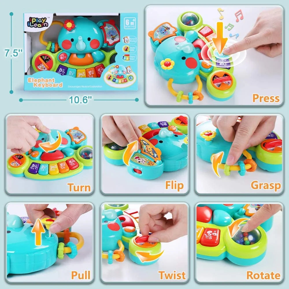 Musical Piano Keyboard Sensory Toy for Toddlers H17688