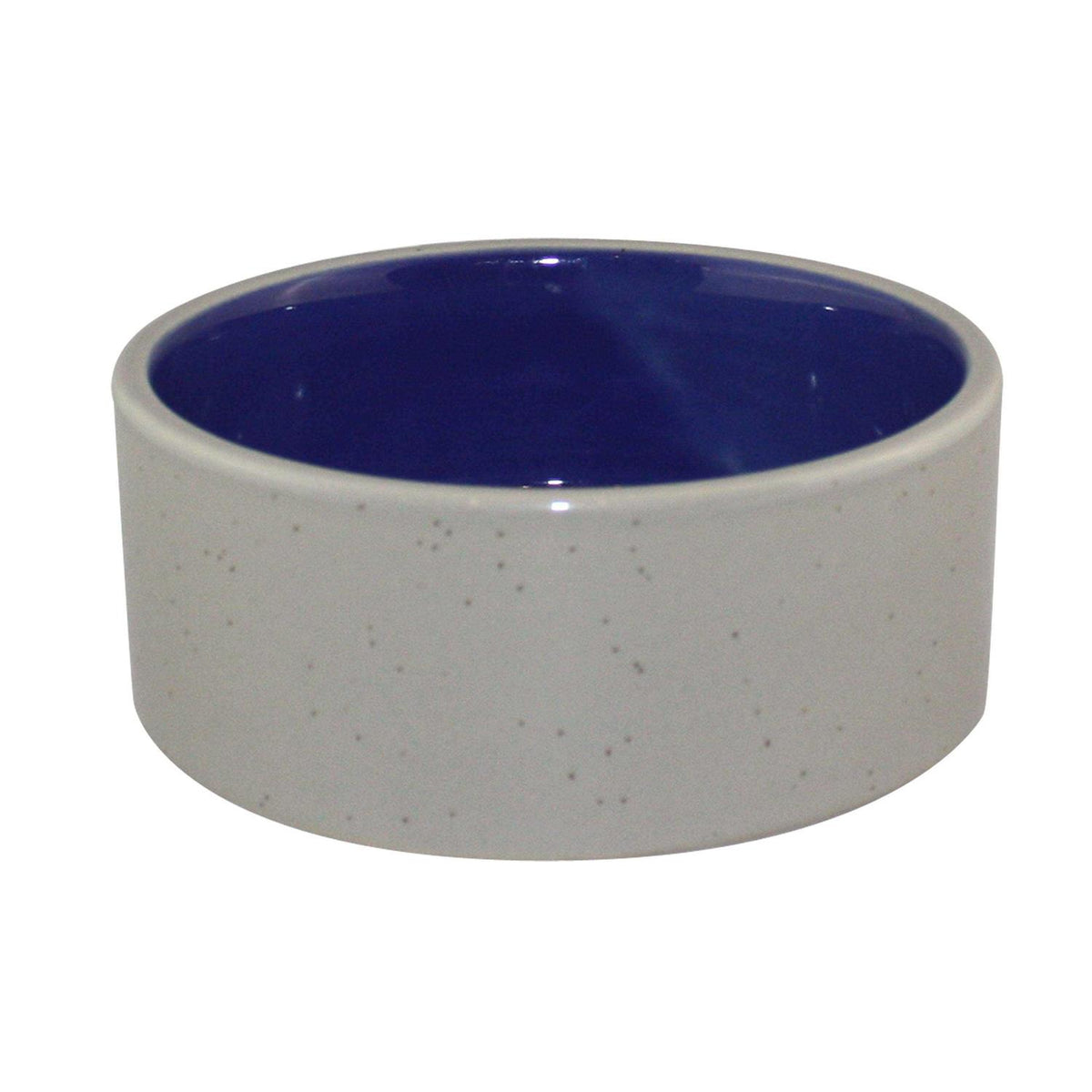 Stoneware Dog Dish J4063