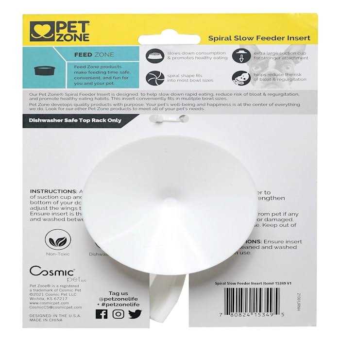 White Dog Slow Feeder S5957