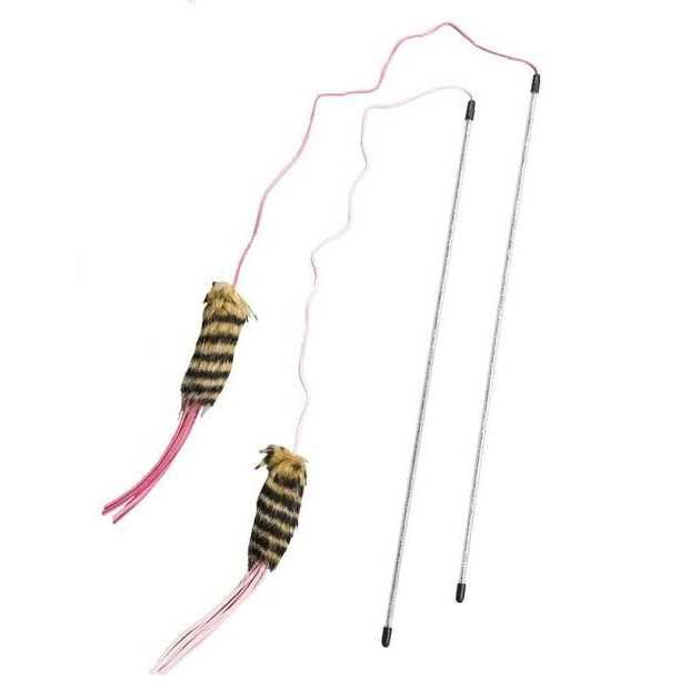 Leather Teaser Wand Cat Toy N706