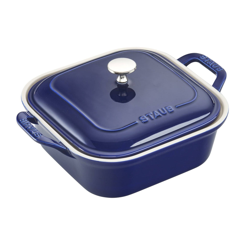 Matte White Square Covered Baking Dish E21511