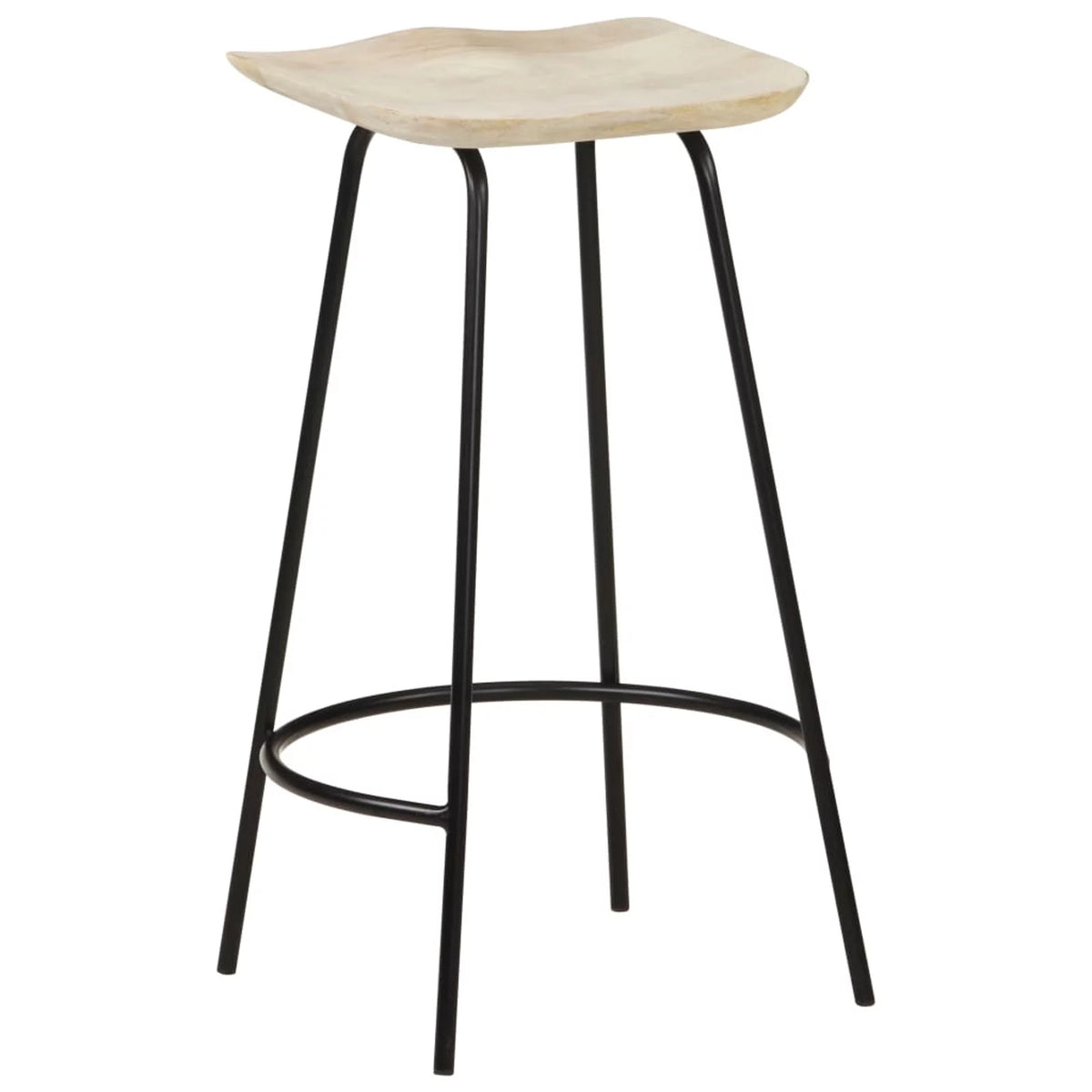 Solid Mango Wood Bar Stools 4 pcs K428633
