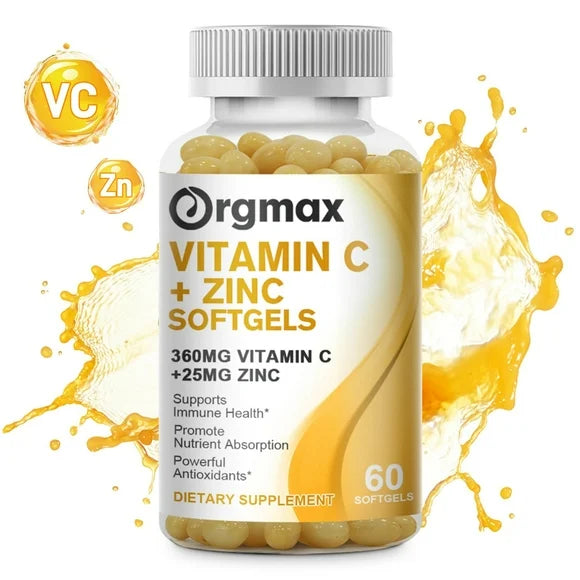 Vitamin C + Zinc Antioxidant 120 Capsules Non-GMO Gluten-Free C978