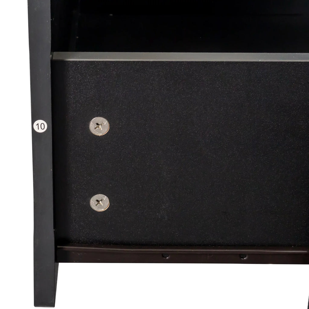 Black TV Stand with Storage N3433