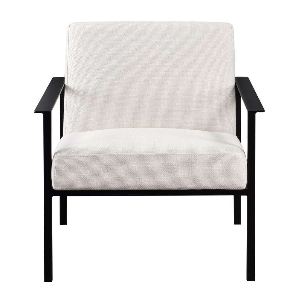 Oatmeal Cream Polyester Accent Chair S75346