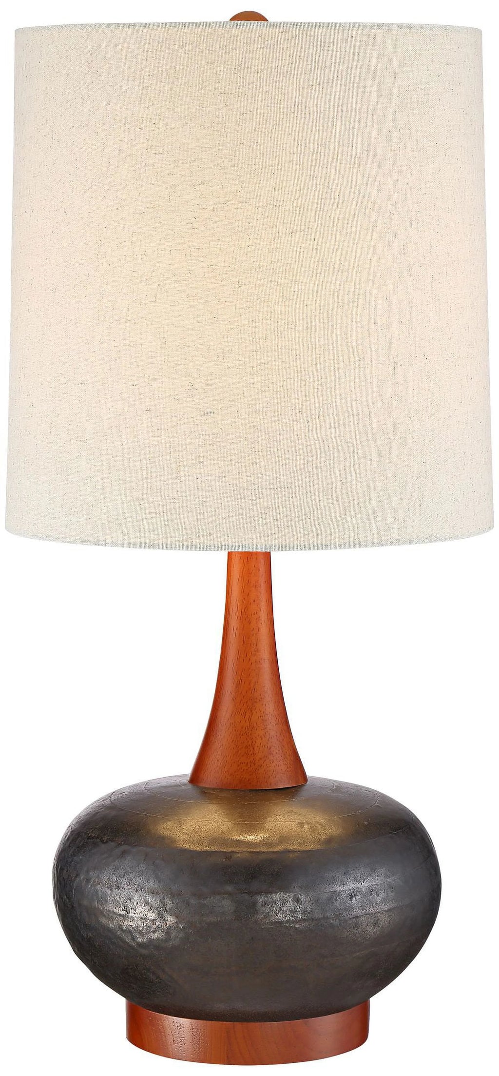 Hammered Brown Ceramic Table Lamp S302