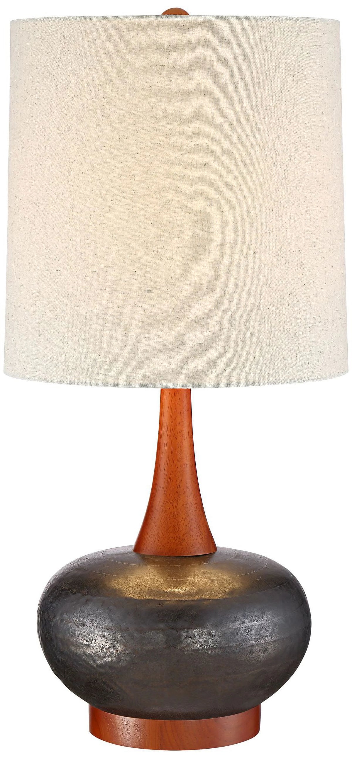 Hammered Brown Ceramic Table Lamp S302