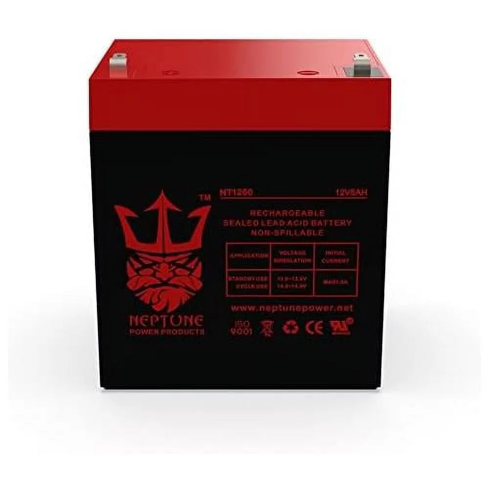 12V 5Ah Replacement Battery 2 Pack F418