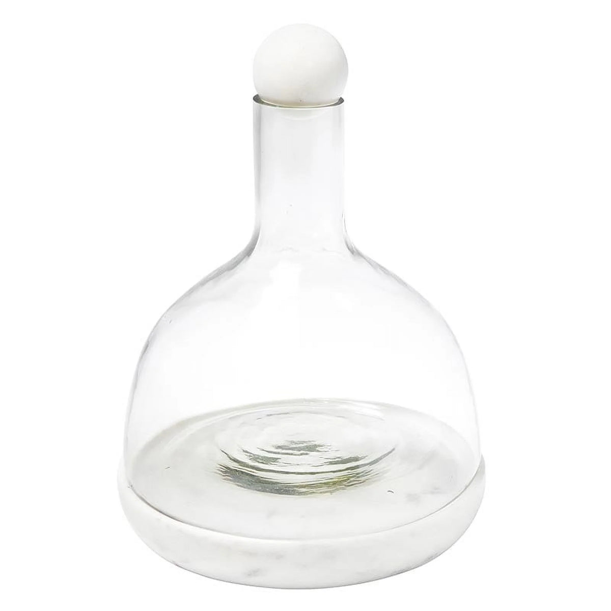 Marble & Glass Wine Carafe X9257