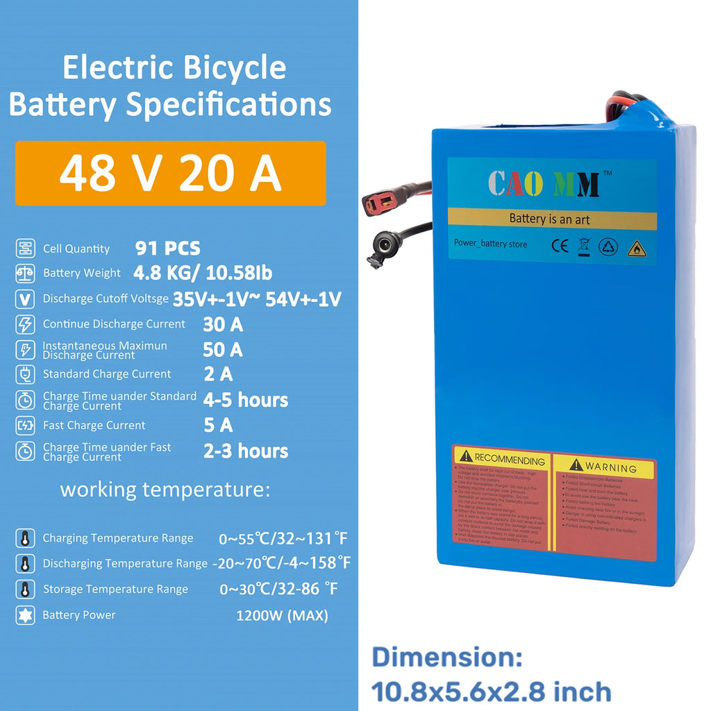 48V 10Ah Lithium Ebike Battery A90449