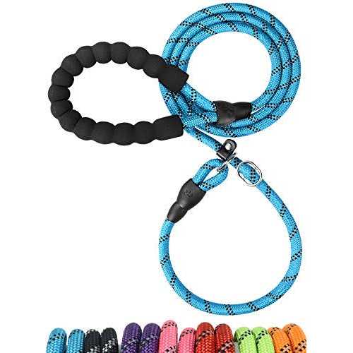 6 FT Reflective Slip Lead Dog Leash with Padded Handle S465