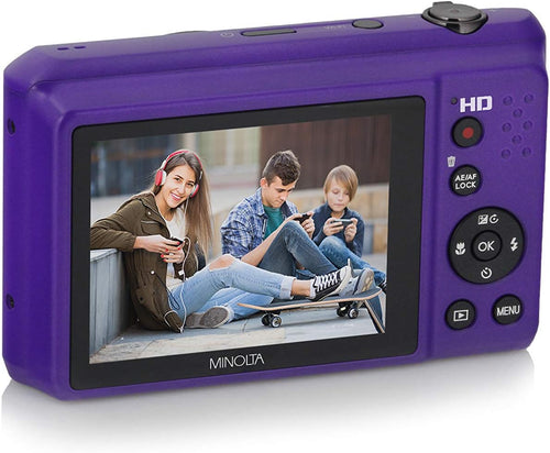 12x Zoom Wi-Fi Digital Camera Purple Pack of 2 Y269808