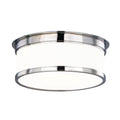 Polished Chrome 2 Light Flush Mount T743