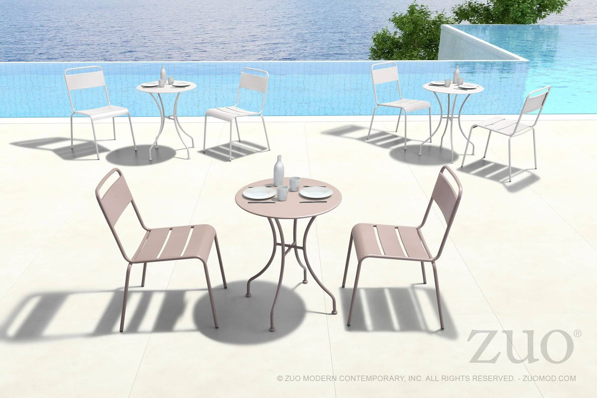 Taupe Round Dining Table V8946