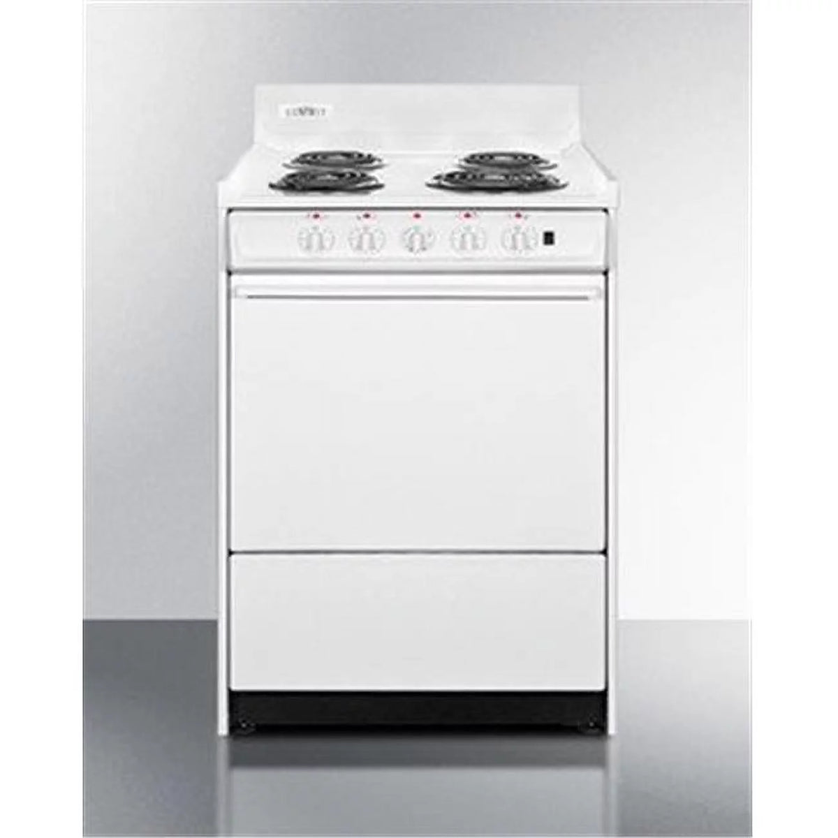 White 24 in. Electric Range Y668
