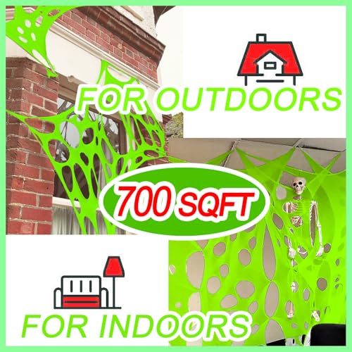 Green 48FT x 4FT Beef Netting Spider Web X905294