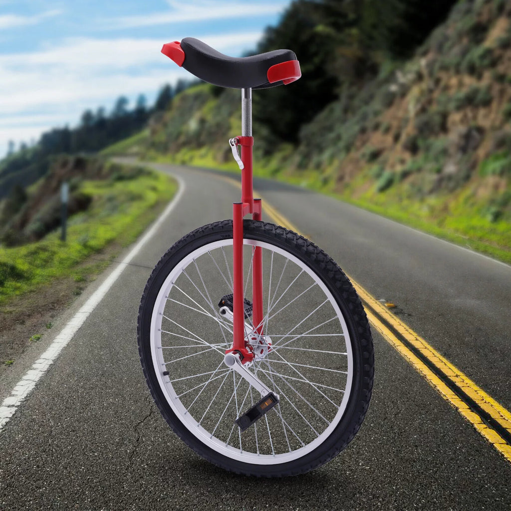 Red 24 Wheel Unicycle V47353