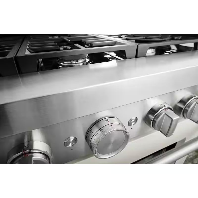 5.1 cu. ft. Dual Fuel Smart Range with 6-Burners U313