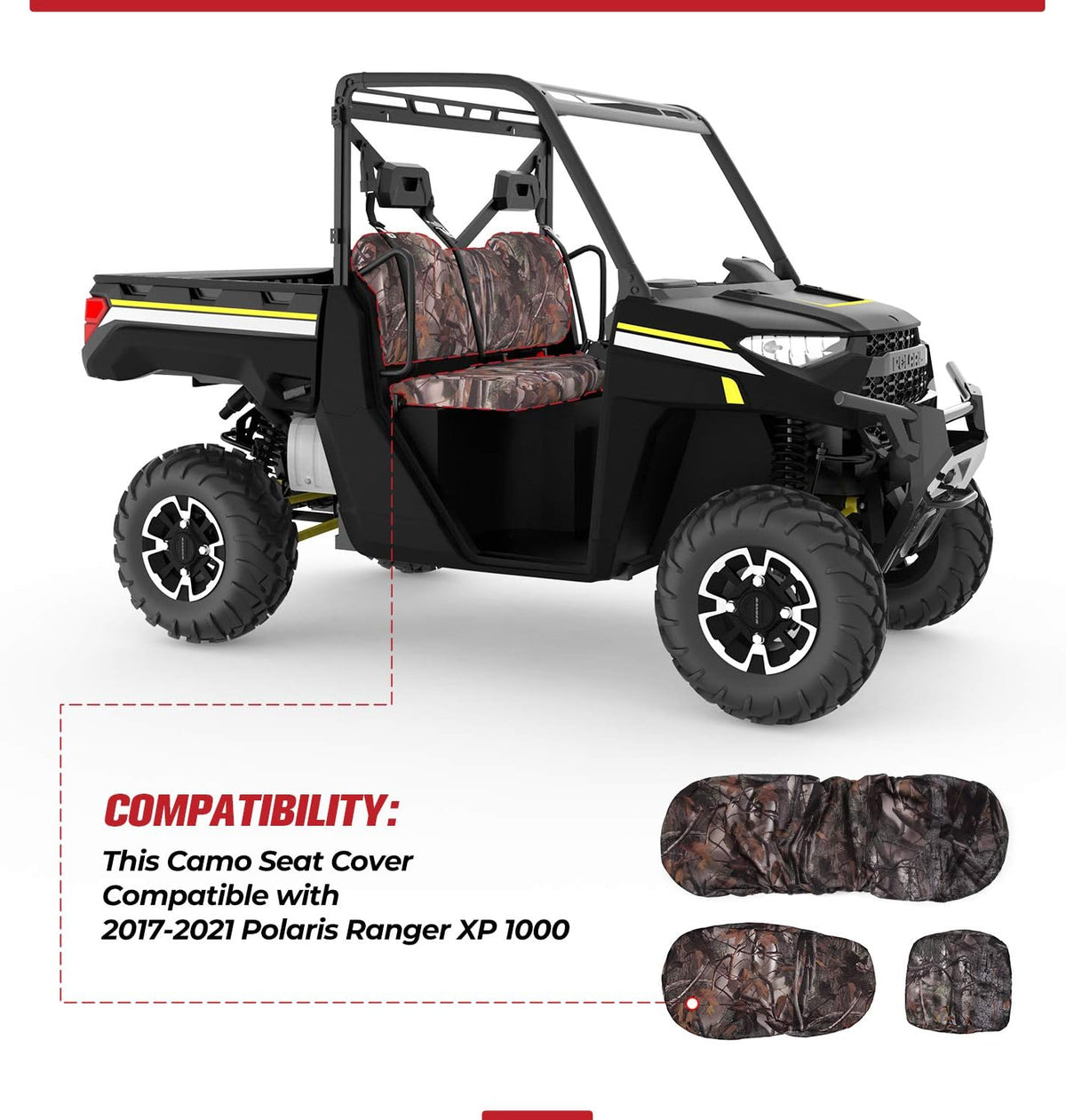 Waterproof Camo Seat Cover Set L219139