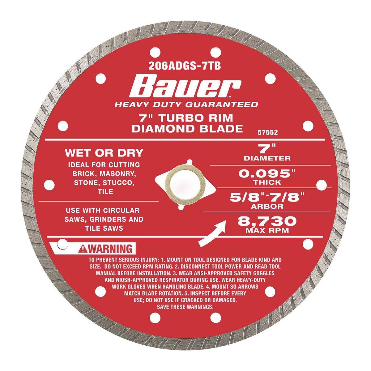 7 in. Turbo Diamond Blade N39716
