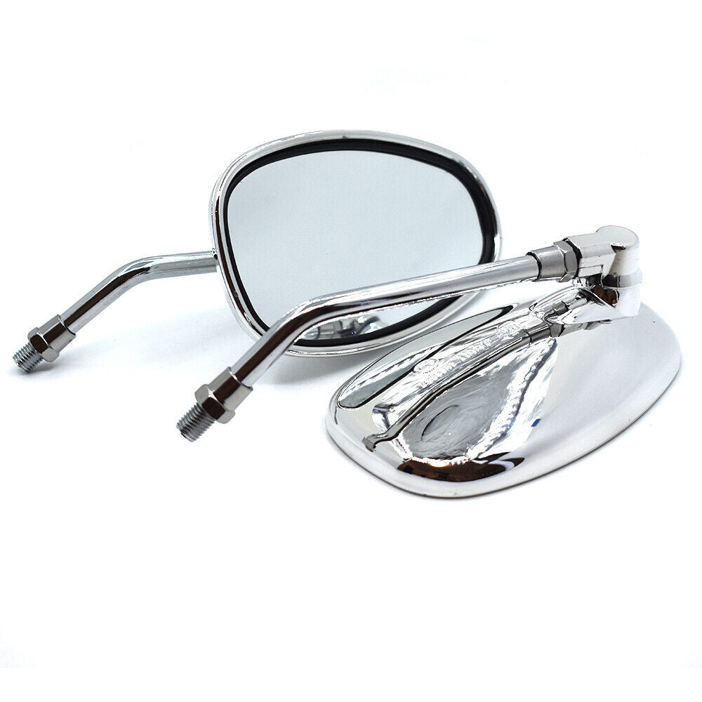 Oval Rear View Mirrors in Chrome N635