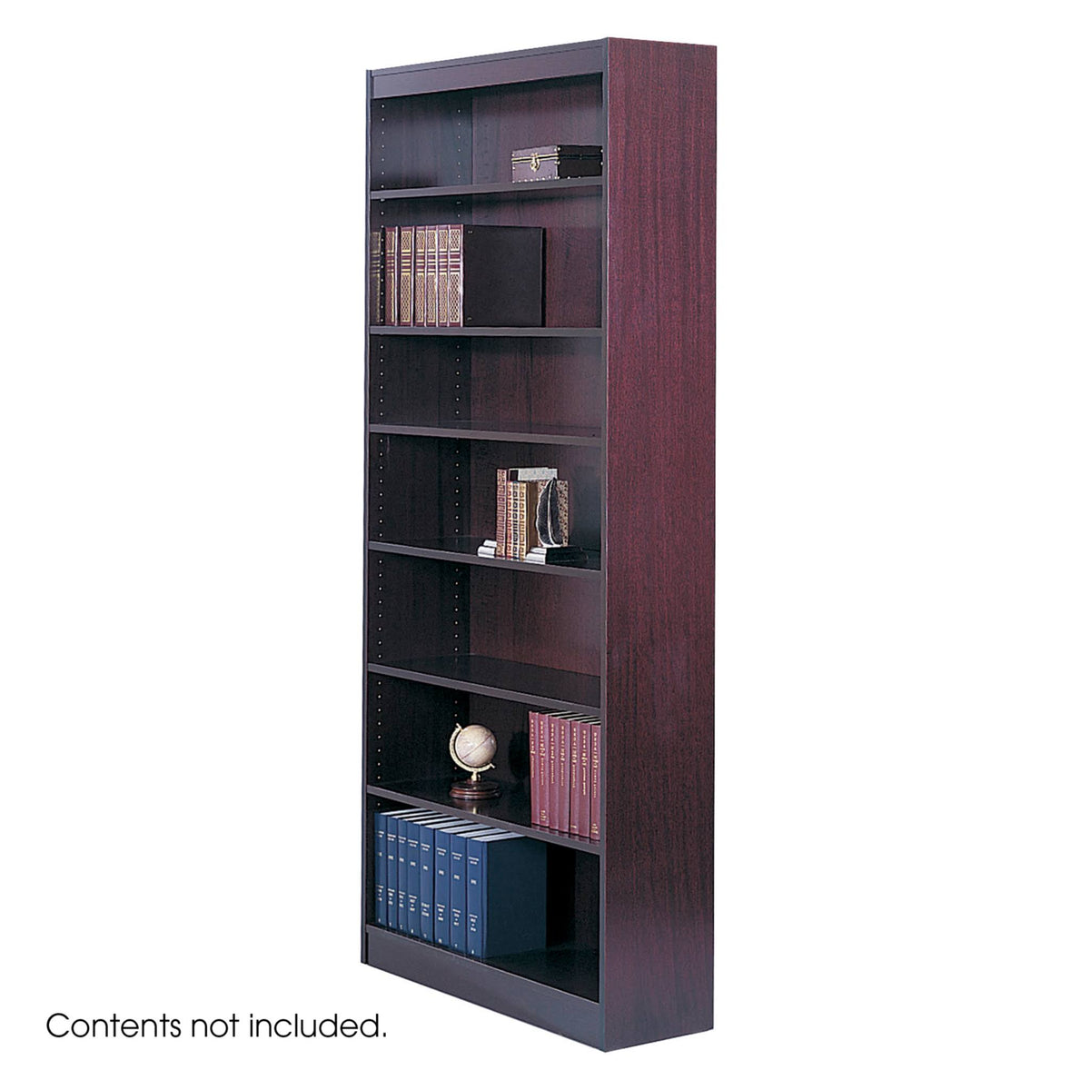Medium Oak 7-Shelf Bookcase M24346