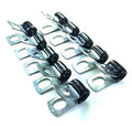 Brake Line Clip Set for 3/16" tube Pack of 10 Steel with Rubber Insulation G65216