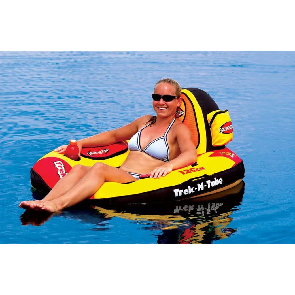 Inflatable Water Tube with Cooler X886