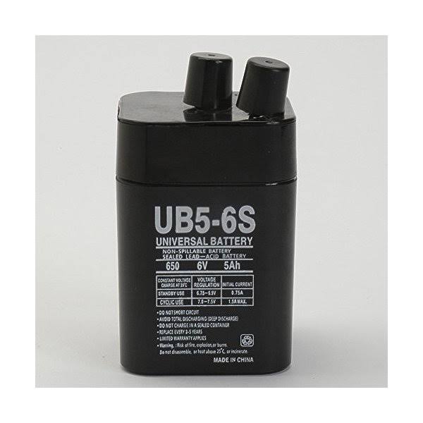 6V 5Ah Sealed Lead Acid Battery Q5875