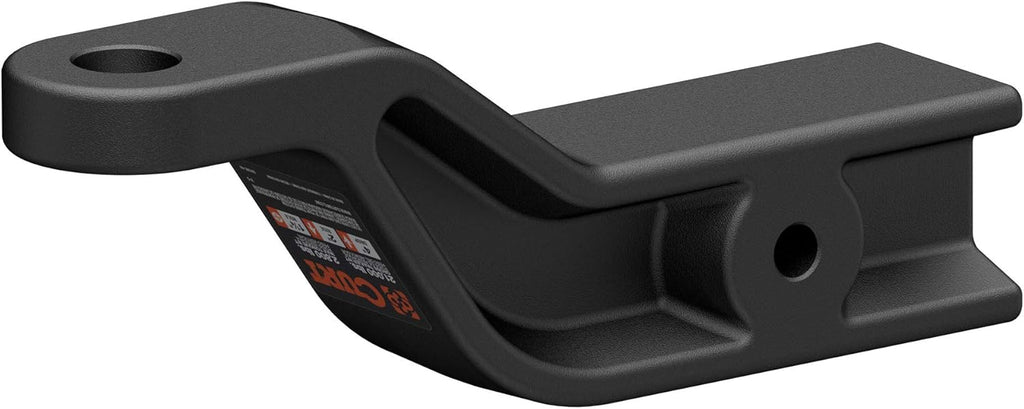 Forged Trailer Hitch Ball Mount, 3-Inch Receiver, 21,000 lbs, 4-Inch Drop, 2-Inch Rise, Carbide Black Powder Coat, Pack of 2 S485