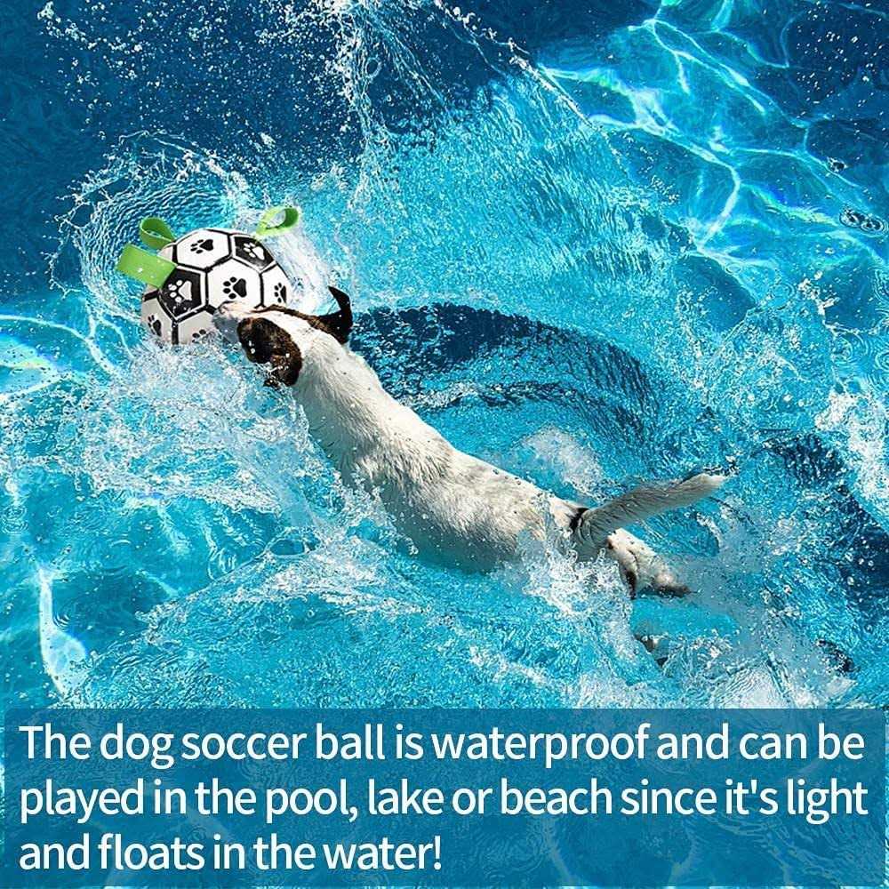 Dog Toys Soccer Ball with Straps Z9349