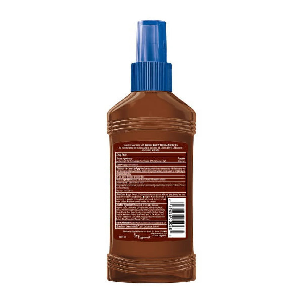 Deep Tanning Oil Pump Spray Sunscreen Broad Spectrum SPF 8 - 8 Ounces (Pack of 3) B707272