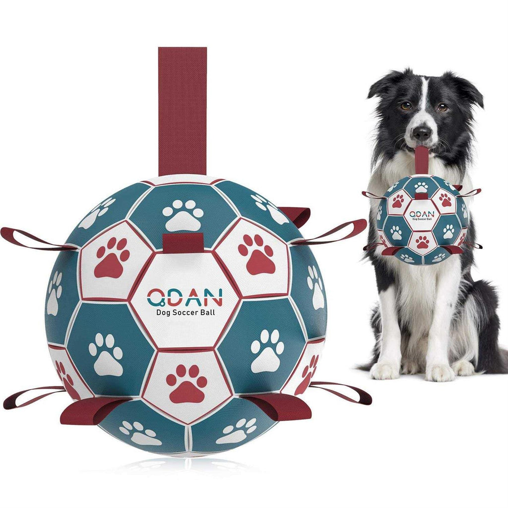Dog Toys Soccer Ball with Straps Z9349