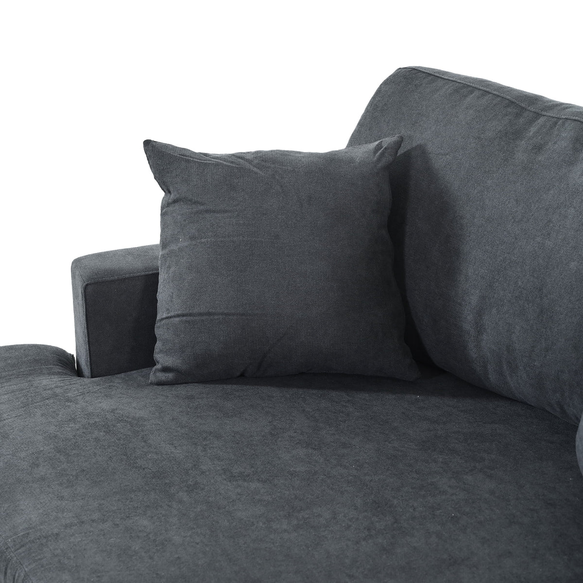 3 Seat Sofa with Removable Cushions and 2 Pillows E380